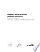 Encuesta de lactancia, estado nutricional y alimentación complementaria
