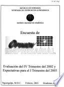 Encuesta de opinión empresarial