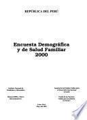 Encuesta demográfica y de salud familiar, 2000
