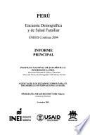 Encuesta demográfica y de salud familiar, ENDES Continua 2004