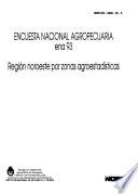 Encuesta nacional agropecuaria, ENA 93