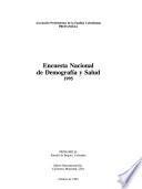Encuesta nacional de demografía y salud, 1995