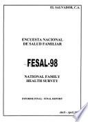 Encuesta nacional de salud familiar