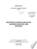 Encuesta nacional de salud materno infantil 1998