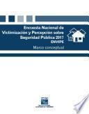 Encuesta Nacional de Victimización y Percepción sobre Seguridad Pública 2017. ENVIPE. Marco conceptual