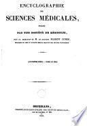 Encyclographie des sciences médicales