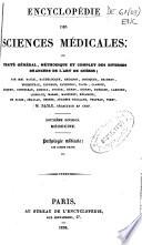 Encyclopédie des sciences médicales