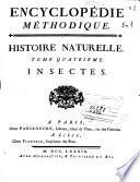Encyclopédie méthodique: Insectes
