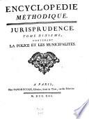 Encyclopédie Méthodique. Jurisprudence