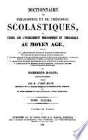 Encyclopedie Theologique, ou Serie de Dictionnaires sur toutes les parties de la Science Religieuse ... publiee par M. l'Abbe Migne (etc.)