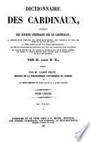 Encyclopedie Theologique, ou Serie de Dictionnaires sur toutes les parties de la Science Religieuse ... publiee par M. l'Abbe Migne (etc.)