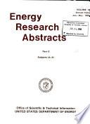 Energy Research Abstracts