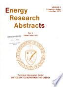 Energy Research Abstracts