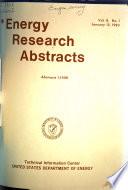 Energy Research Abstracts