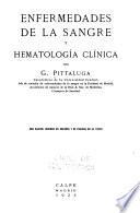 Enfermedades de la sangre y hematología clínica