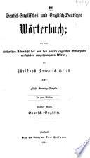 Englisch-Deutsches und Deutsch