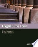 English for Law