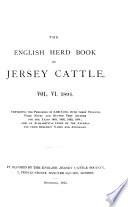 English Herd Book and Register of Pure Bred Jersey Cattle