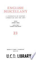 English Miscellany