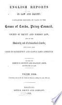English Reports in Law and Equity