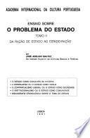 Ensaio sobre o problema do estado: Da razão de estado ao estado-razão