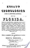 Ensayo cronológico para la historia general de la Florida