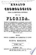 Ensayo cronológico para la historia general de la Florida