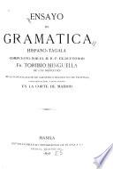 Ensayo de gramatica hispano-tagala