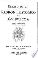 Ensayo de un padrón histórico de Guipúzcoa