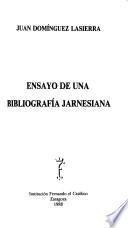 Ensayo de una bibliografía jarnesiana