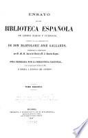 Ensayo de una biblioteca española de libros raros y curiosos