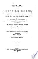 Ensayo de una biblioteca ibero-americana de la Orden de San Agustin