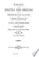 Ensayo de una biblioteca ibero-americana de la Orden de San Agustin