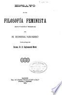 Ensayo de una filosofía feminista
