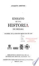 Ensayo de una historia de Orizaba