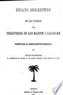 Ensayo descriptivo de las Palmas de San Martin i Casanare
