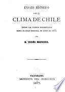 Ensayo histórico sobre el clima de Chile