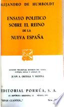 Ensayo político sobre el reino de la Nueva España