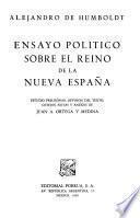 Ensayo político sobre el reino de la Nueva España