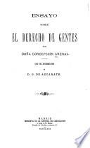 Ensayo sobre el derecho de gentes
