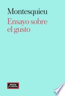 Ensayo sobre el gusto