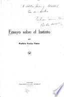 Ensayo sobre el instinto