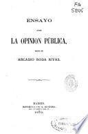 Ensayo sobre la opinion pública