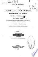 Ensayo teórico de derecho natural apoyado en los hechos