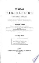 Ensayos biográficos y de crítica literaria sobre los principales poetas y literatos latino-americanos