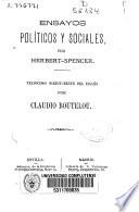 Ensayos políticos y sociales