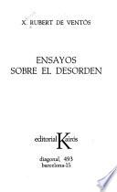 Ensayos sobre el desorden