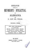 Ensayos sobre el movimiento intelectual en Alemania