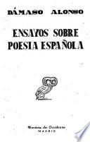 Ensayos sobre poesía española