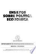 Ensayos sobre política económica